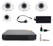 Комплект видеонаблюдения на 4 камеры AHD FullHD(1080p) внутренние камеры AXI-65 
