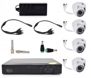 Комплект видеонаблюдения на 4 камеры AHD внутренние камеры "Для детского сада"